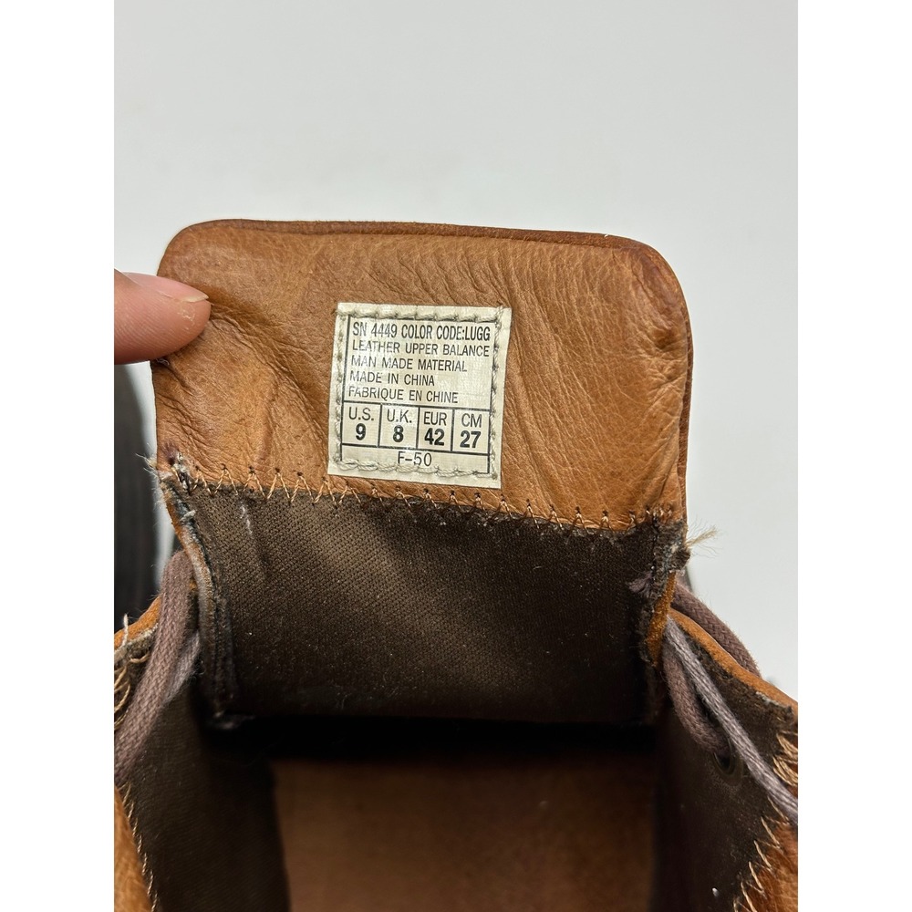 Mens Skechers Leather Lace Up Chukka Boots Brown Size 9 Y2K Vintage - Picture 3 of 15